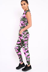 Pink Camo Lounge Wear Set - Hayda