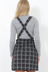 Black Tartan Pinafore-Pippa