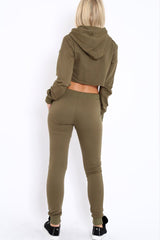 Khaki Pom pom Loungewear Set - Sacha