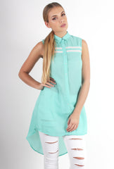 Poppy Green Long Shirt