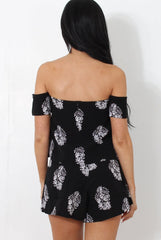 Lara Black Off The Shoulder Two Piece