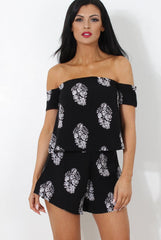 Lara Black Off The Shoulder Two Piece
