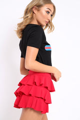 Black Queen Slogan T-shirt - Chenise