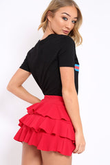 Black Queen Slogan T-shirt - Chenise