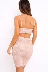 Nude Glitter Mermaid Co-ord Set - Reagan