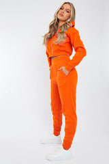 Orange Hoodie and Joggers Loungewear Co-ord Set - Bluebell
