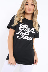 Black Girls Tour Slogan T-Shirt - Klo