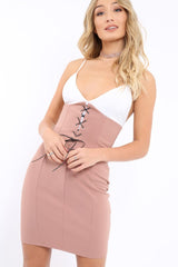 Rose Corset Lace Midi Skirt - Elise