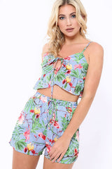 Blue Stripe Shorts- Ailisia