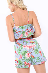 Blue Stripe Shorts- Ailisia