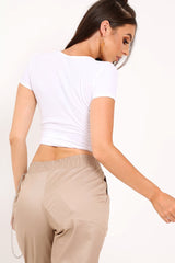 White Libra Star Sign T-Shirt - Adalee