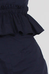 Navy Frill Layer Playsuit - Remi