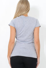 Remmi Grey Slogan Top