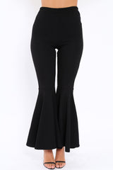 Black Extreme Flare Trousers - Becki