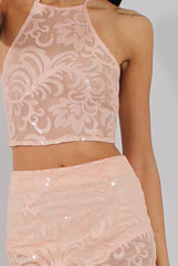 Pink Sequin Co-ord - Rihanna