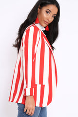 Red Stripe Blazer - Rockie