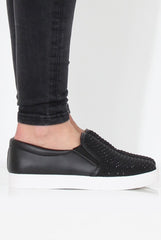 Black Diamante Skaters - Rori