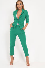 Green Blazer and Trousers Co-Ord - Rossie