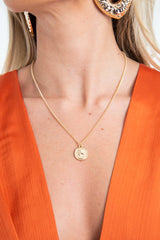 Gold Coin Chain Necklace - Deveah