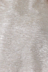 Silver Metallic Textured Slip Dress - Saffron