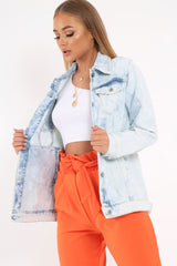 Light wash Denim Jacket - Samaira