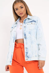 Light wash Denim Jacket - Samaira