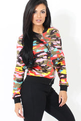 Multi Camo Bomber Jacket - Savannah