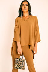 Leopard Patent Faux Croc Handle Detail Bag - Barbara