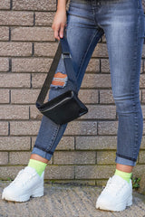 White Patent Snake Chunky Lace Up Trainers - Amiia