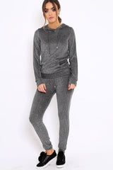 Silver Metallic Tracksuit - Sinead