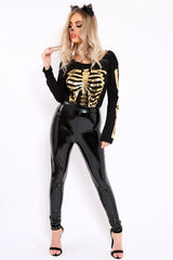 Gold Skeleton Bodysuit
