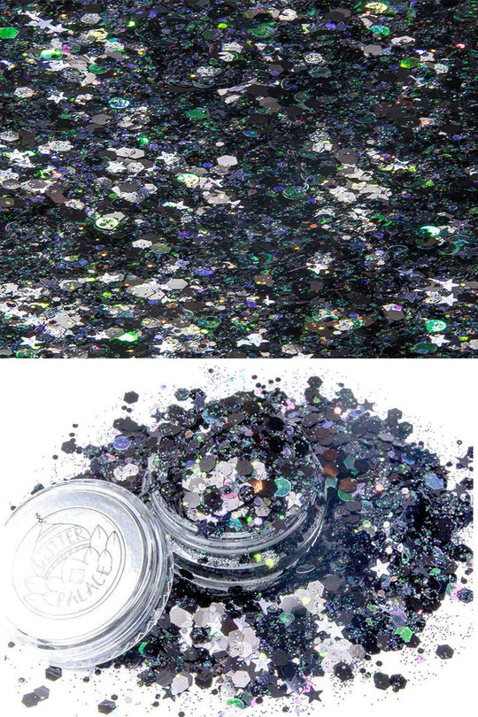 Glitter Palace 3ml Glitter Pot - Sorceress Black
