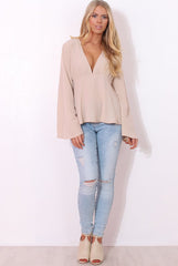 Light Blue High Waisted Super Skinny Jeans -Olivia