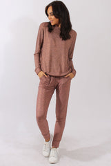 Bronze Metallic Tracksuit - Stellah