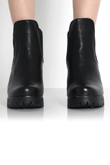 Roselyn Black Stud Detail Boot