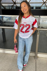 Blue Mid Wash Wide Leg Jeans - Gemma