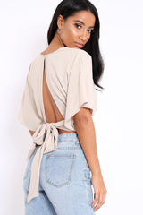 Stone Plunge Crop Top - Suzanne