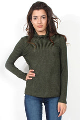 Tallis Khaki Turtle Neck