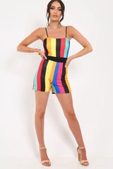 Multi Stripe Playsuit -Tamiya