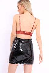 Red Gingham Bralet - Tammy