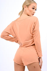 Peach Loungewear Set - Tara