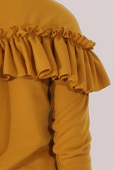Mustard Frill Layer Tracksuit - Tawney