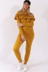 Mustard Frill Layer Tracksuit - Tawney