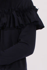 Navy Frill Layer Tracksuit - Tawney