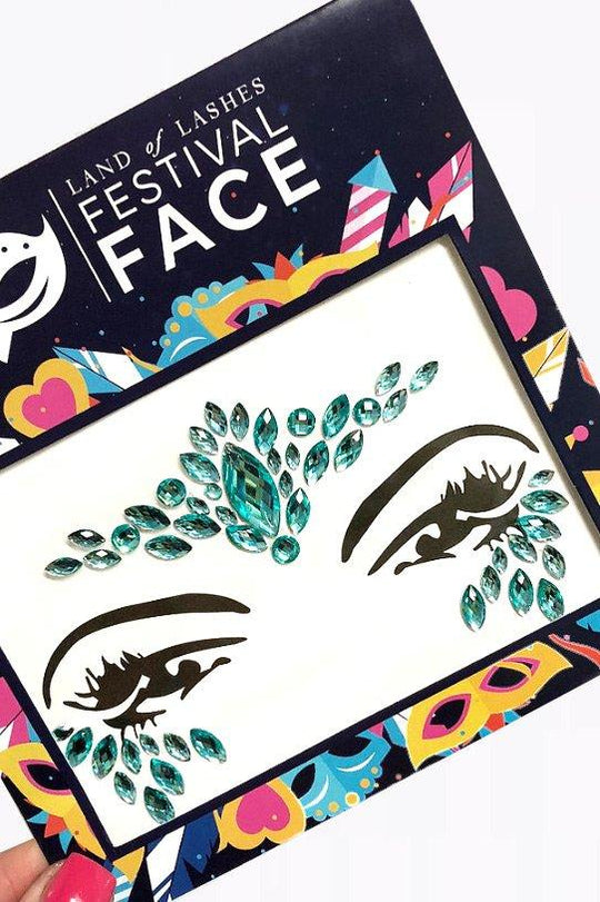 Land Of Lashes Aqua Festival Face Jewels