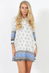 Blue Print Shirt - Tegan