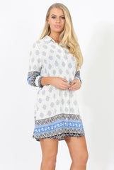 Blue Print Shirt - Tegan