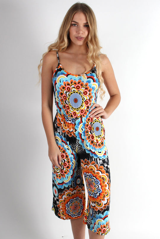 Theo Spiral Culotte Playsuit