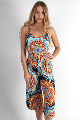 Theo Spiral Culotte Playsuit