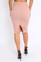 Rose Midi Bodycon Skirt - Tiffy